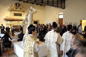 Processione di ingresso alla Cappella di Sant'Aniceto